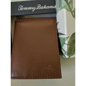Genuine Leather Light Brown Tan Trifold Wallet New